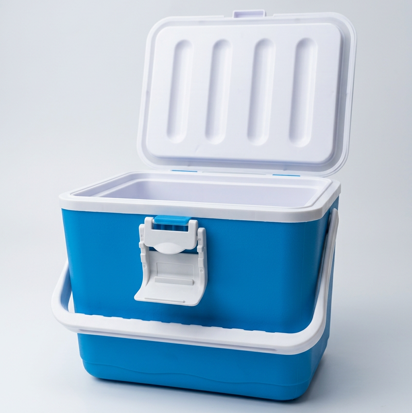 Open cooler, studio background