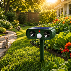 PESTWARD - Solar Motion Animal Repeller for Humane Garden Protection