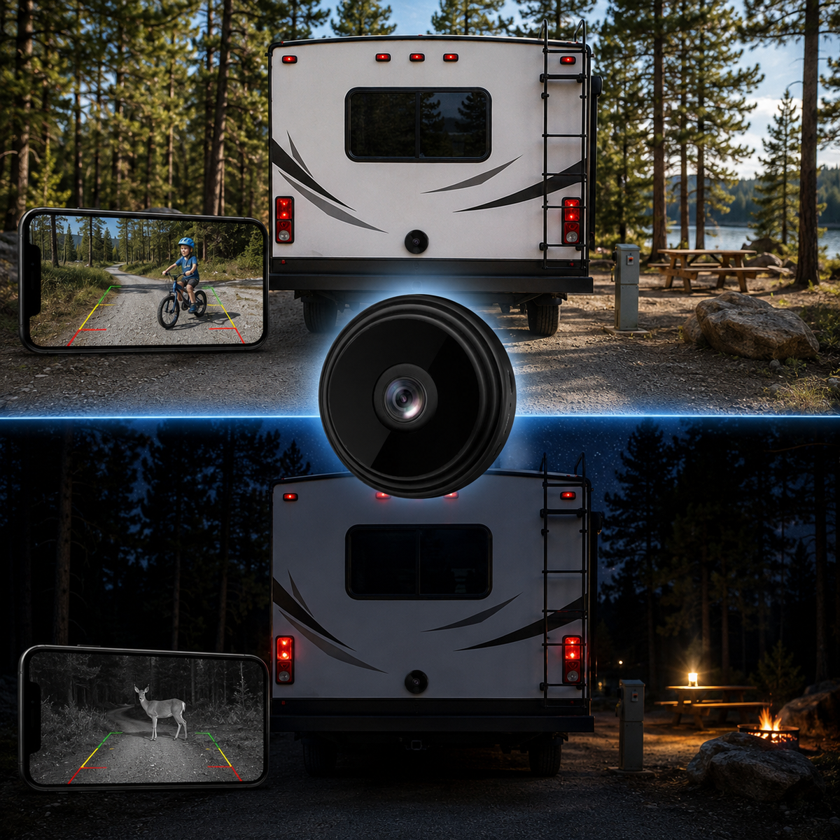 RVGUARD - Wireless Backup Camera for Safer RV Reversing at Night