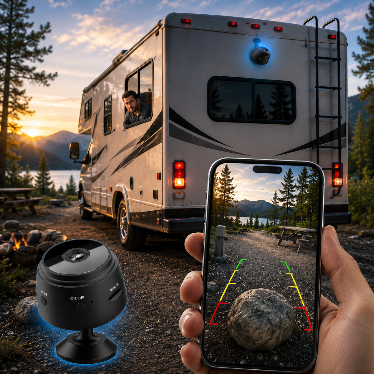 RVGUARD - Wireless Backup Camera for Safer RV Reversing at Night