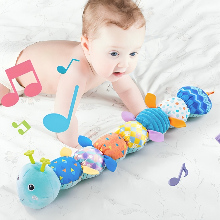 TILLUMA - Plush Musical Caterpillar for Soothing Sensory Play