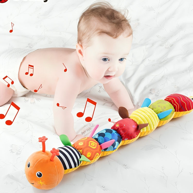 TILLUMA - Plush Musical Caterpillar for Soothing Sensory Play