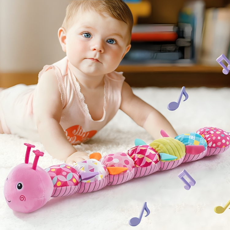 TILLUMA - Plush Musical Caterpillar for Soothing Sensory Play