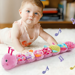 TILLUMA - Plush Musical Caterpillar for Soothing Sensory Play