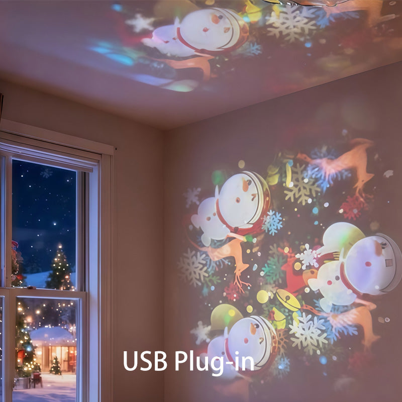 RIPPLELIGHT - Rotating LED Projector for a Calming Room Glow