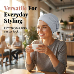 SOVYRA - Stretch Turban Cap for Secure All-Day Comfort
