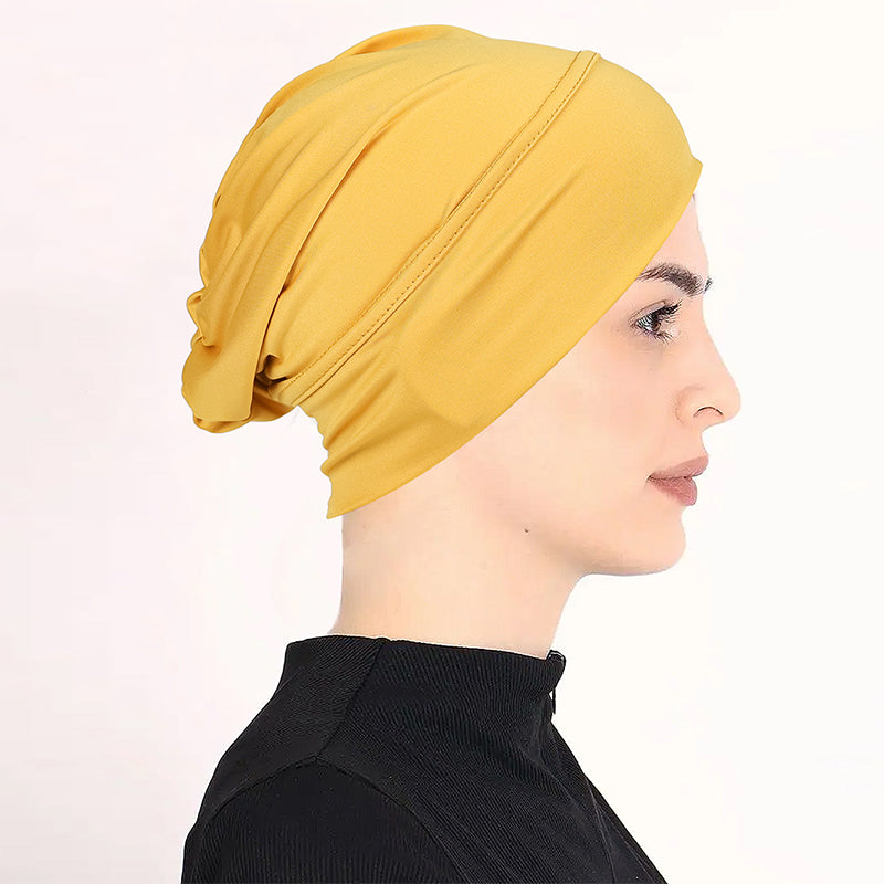 SOVYRA - Stretch Turban Cap for Secure All-Day Comfort