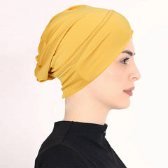 SOVYRA - Stretch Turban Cap for Secure All-Day Comfort