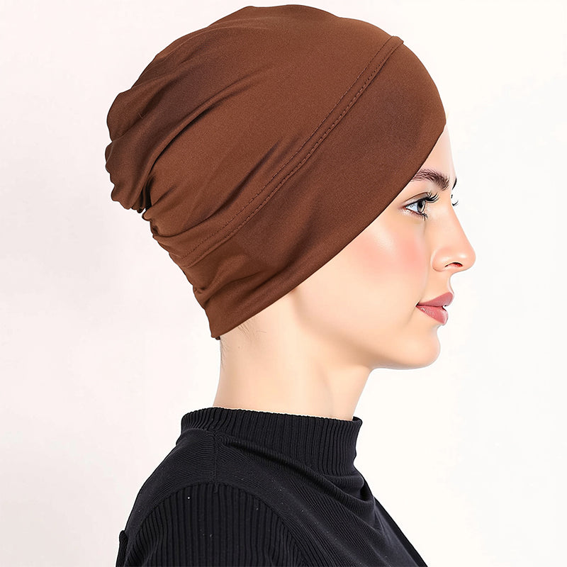 SOVYRA - Stretch Turban Cap for Secure All-Day Comfort