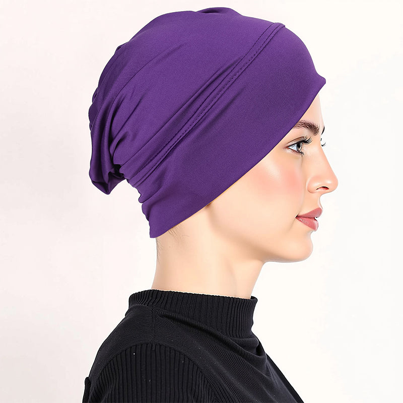 SOVYRA - Stretch Turban Cap for Secure All-Day Comfort
