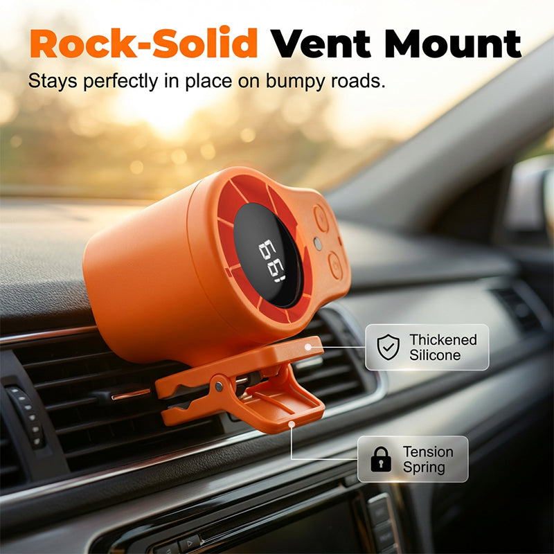 VAYLORA - Car Vent And Desk Fan for Hands-Free Cooling