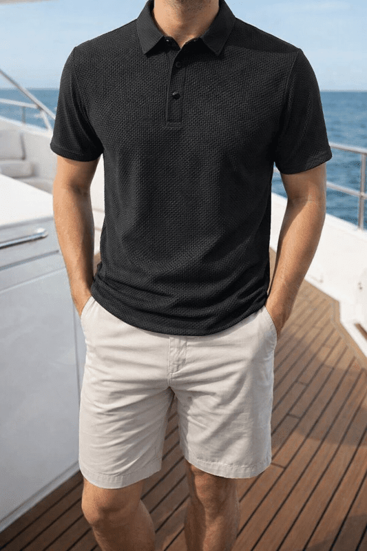 VELNARO - Breathable Polo Shirt That Stays Neat All Day