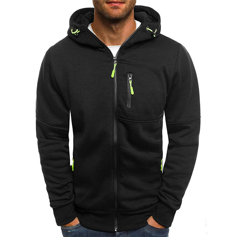 FLEVARO - Fleece-Lined Zip Hoodie for Warm Everyday Layering