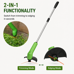 TRIMMASTER - Cordless Mini Grass Trimmer for Precise Lawn Edging