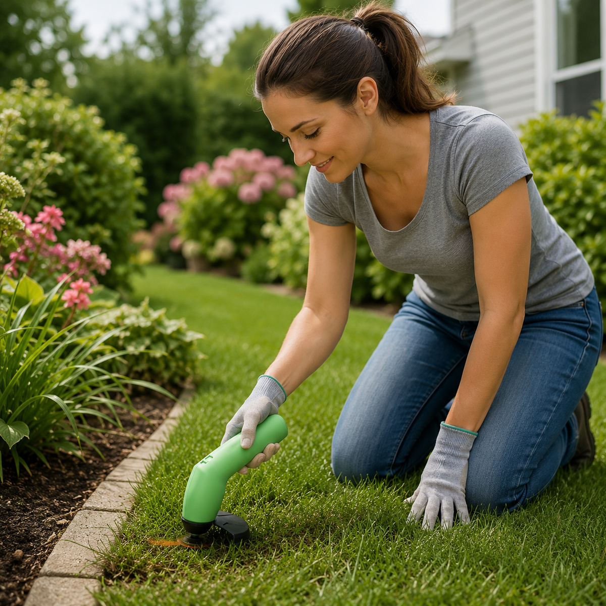 TRIMMASTER - Cordless Mini Grass Trimmer for Precise Lawn Edging