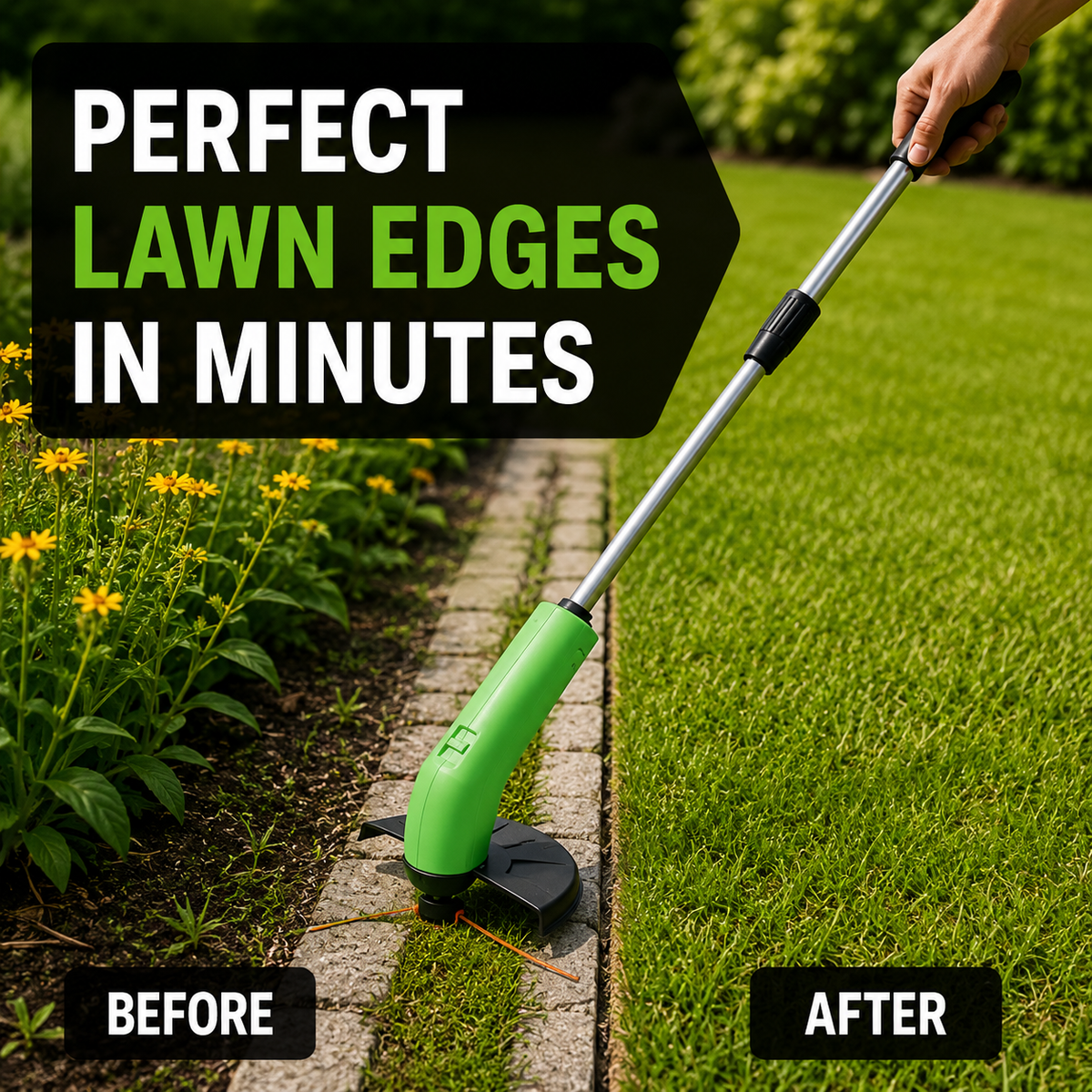 TRIMMASTER - Cordless Mini Grass Trimmer for Precise Lawn Edging